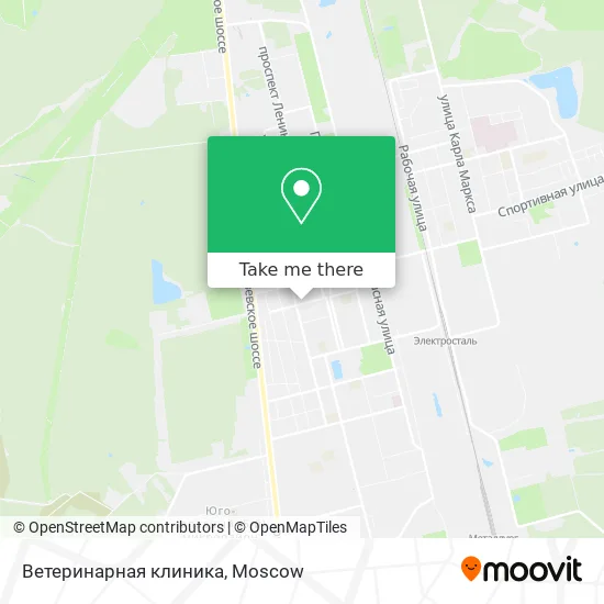 Ветеринарная клиника map