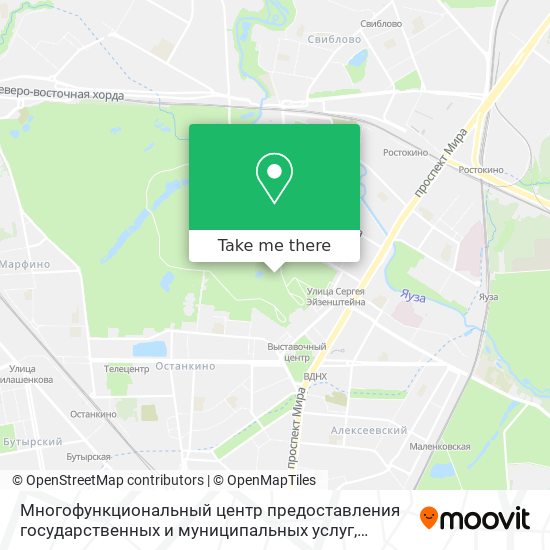 Многофункциональный центр предоставления государственных и муниципальных услуг map