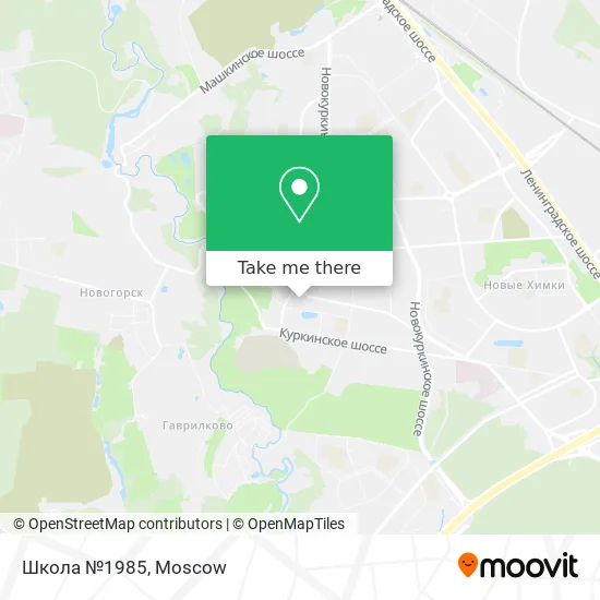 Школа №1985 map
