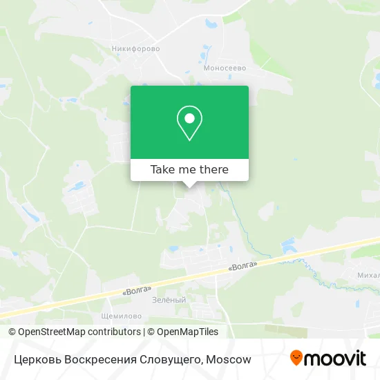 Церковь Воскресения Словущего map