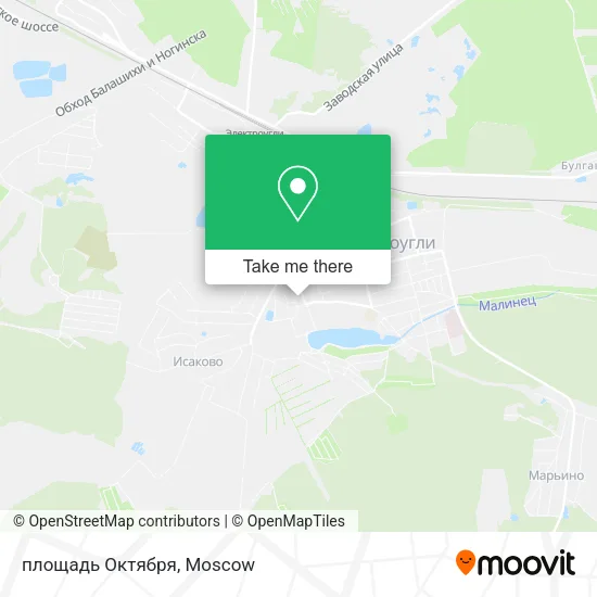 площадь Октября map