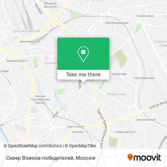 Сквер Воинов-победителей map