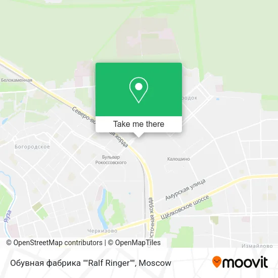 Обувная фабрика ""Ralf Ringer"" map