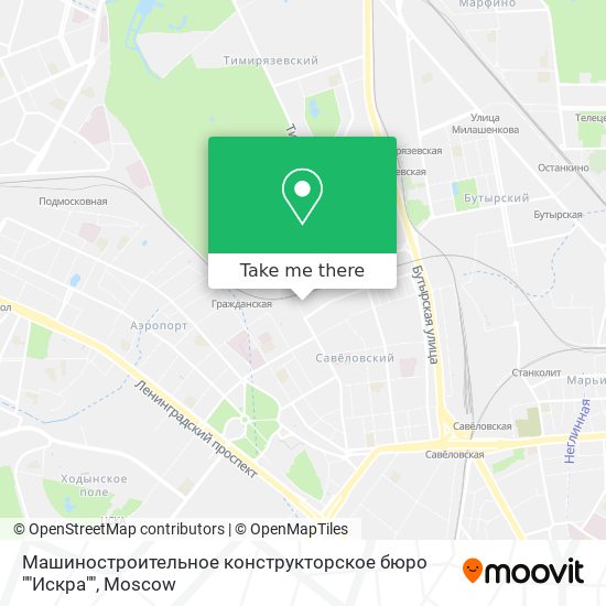 Машиностроительное конструкторское бюро ""Искра"" map