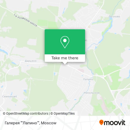 Галерея ""Лапино"" map