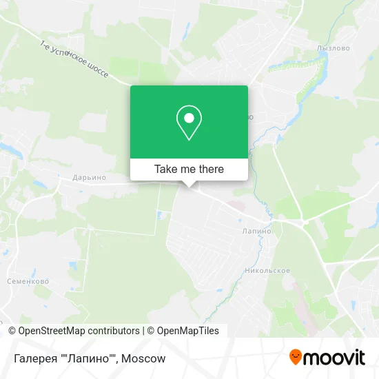 Галерея ""Лапино"" map
