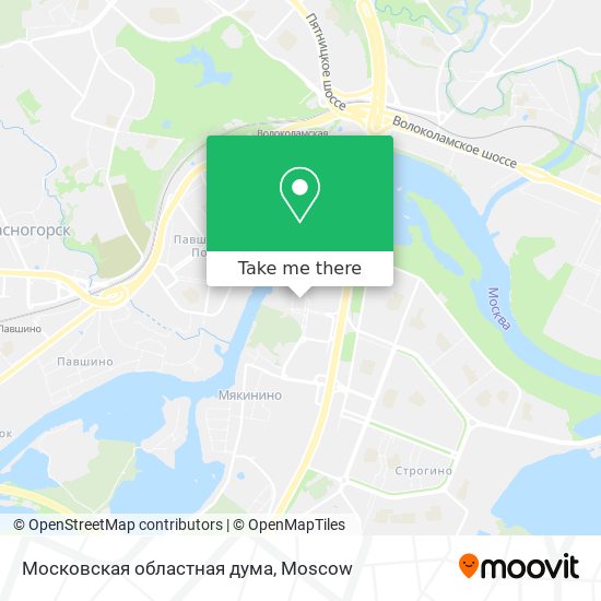 Московская областная дума map