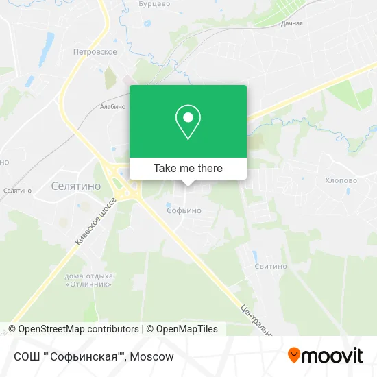 СОШ ""Софьинская"" map