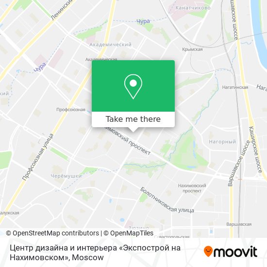 Центр дизайна и интерьера «Экспострой на Нахимовском» map