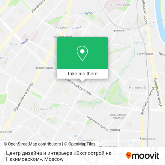 Центр дизайна и интерьера «Экспострой на Нахимовском» map