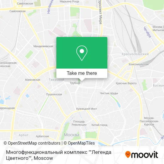 Многофункциональный комплекс ""Легенда Цветного"" map