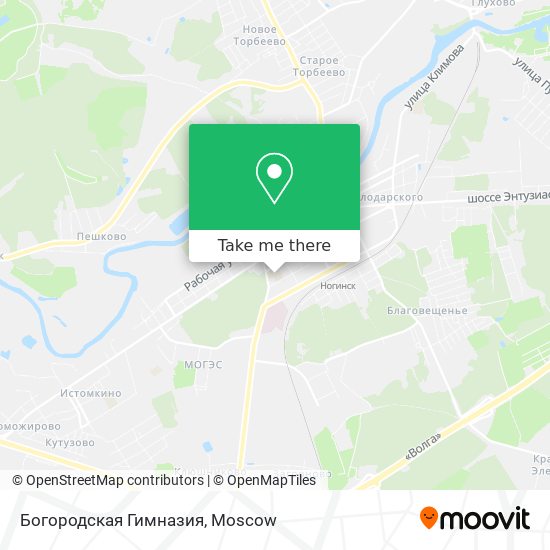 Богородская Гимназия map