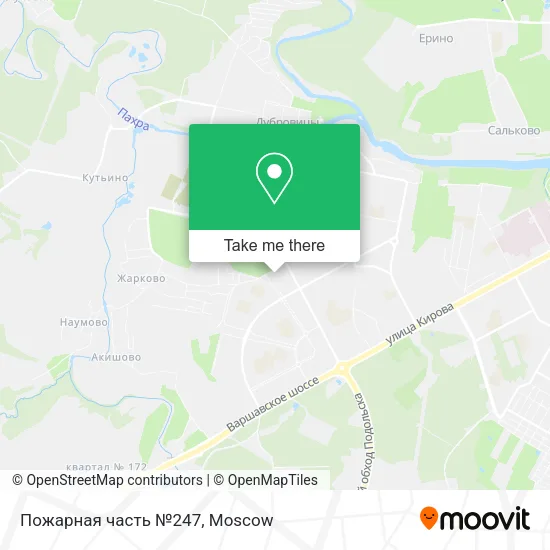 Пожарная часть №247 map