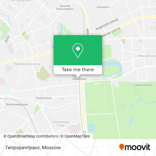 Гипроречтранс map