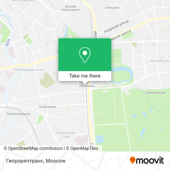 Гипроречтранс map