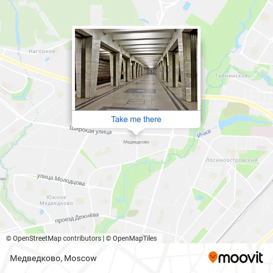 Медведково map