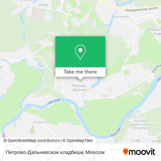 Петрово-Дальневское кладбише map