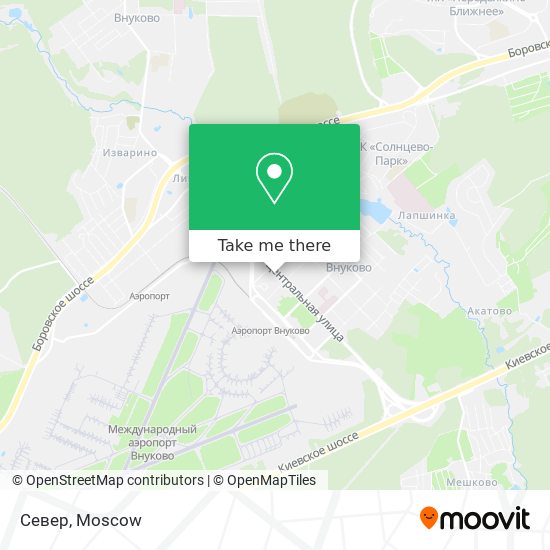 Север map