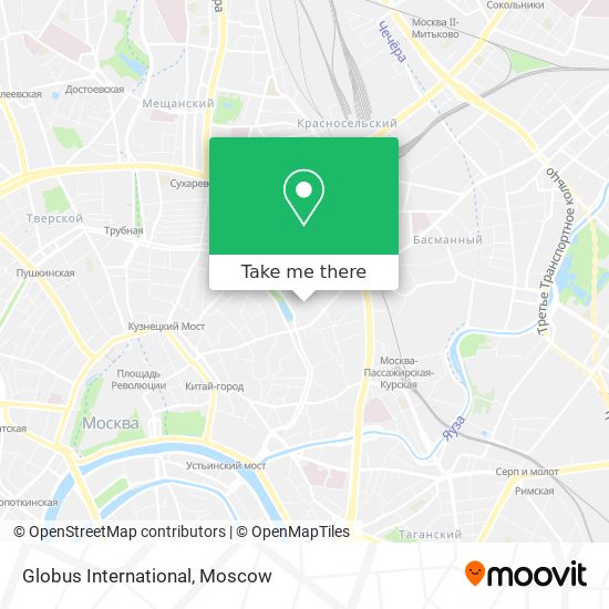 Globus International map