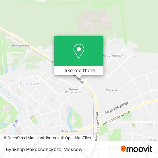 Бульвар Рокоссовского map