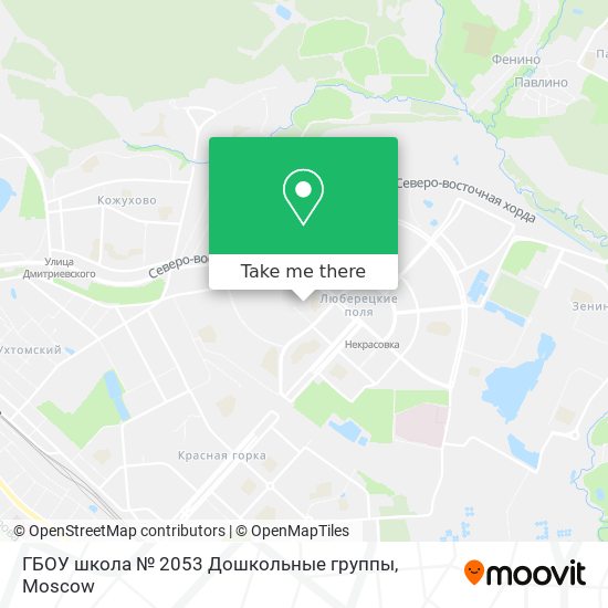 ГБОУ школа № 2053 Дошкольные группы map