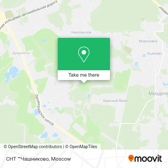 СНТ ""Чашниково map