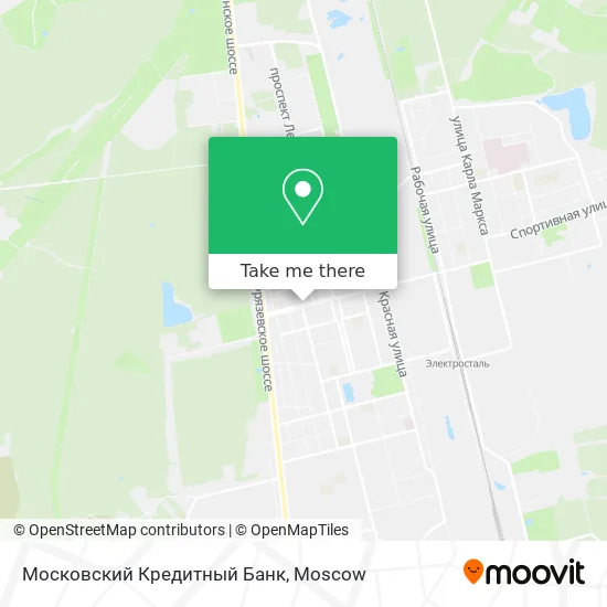 Московский Кредитный Банк map
