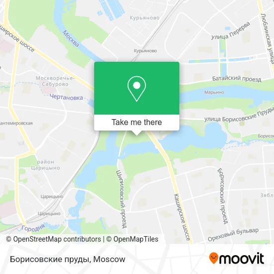 Борисовские пруды map