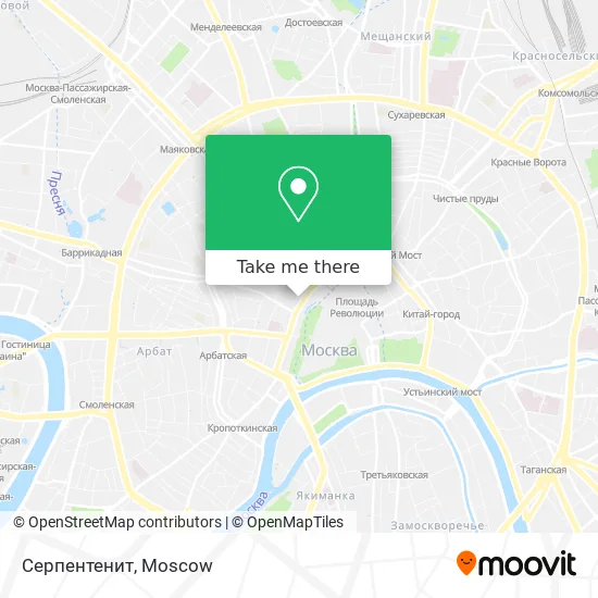 Серпентенит map