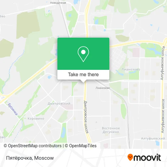 Пятёрочка map