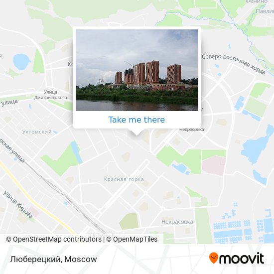 Люберецкий map
