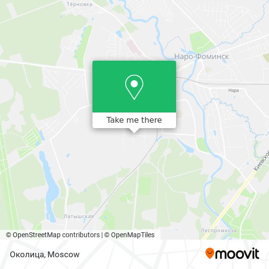 Околица map