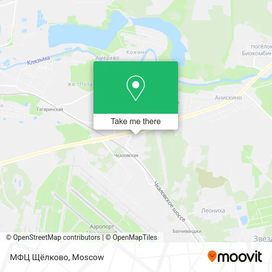 МФЦ Щёлково map