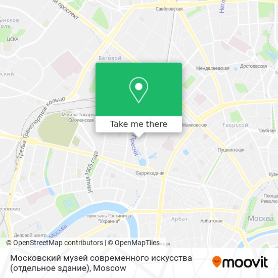 Московский музей современного искусства (отдельное здание) map