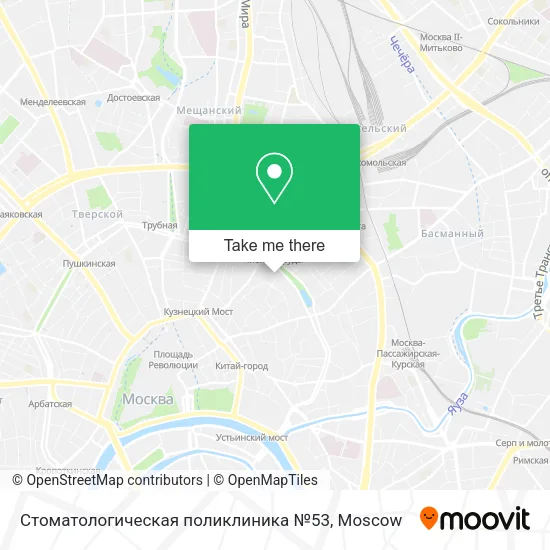 Стоматологическая поликлиника №53 map