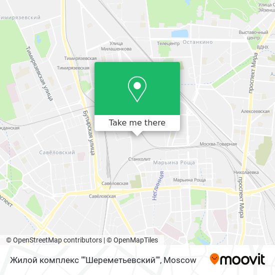 Жилой комплекс ""Шереметьевский"" map