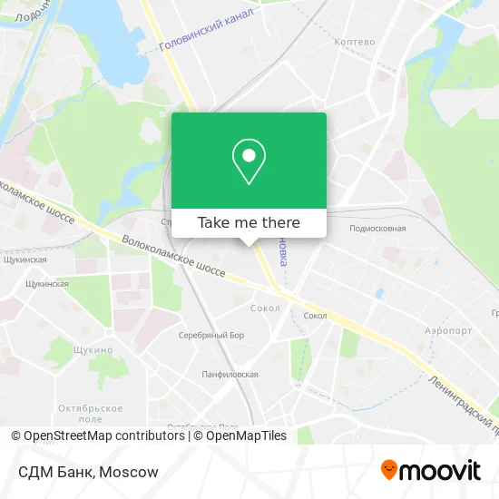 СДМ Банк map