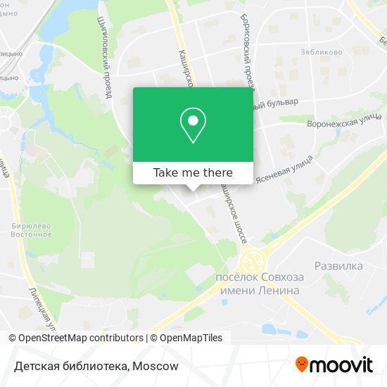 Детская библиотека map