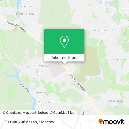Пятницкий базар map