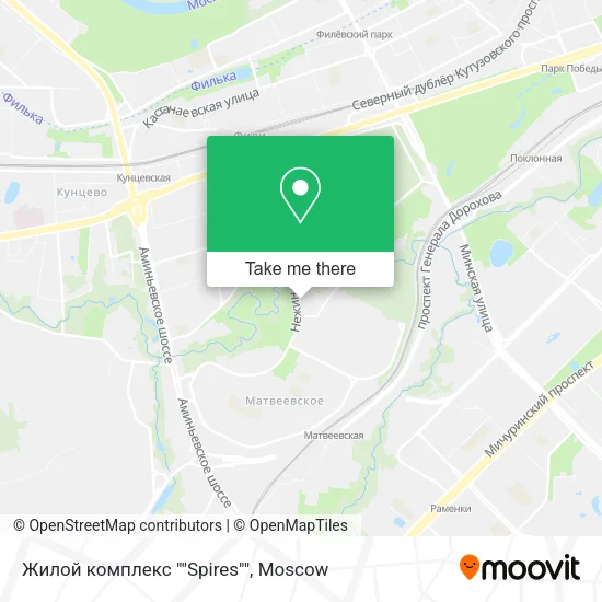 Жилой комплекс ""Spires"" map