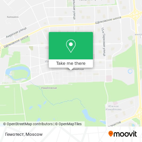 Гемотест map