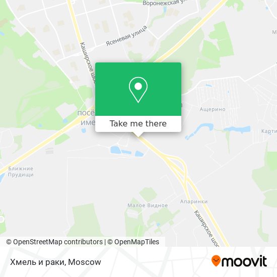 Хмель и раки map