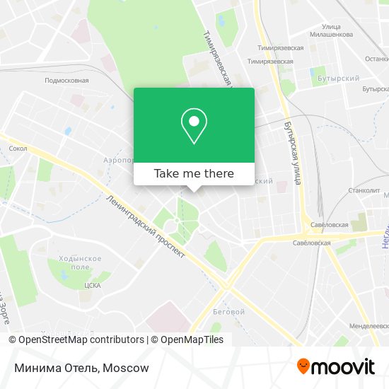 Минима Отель map
