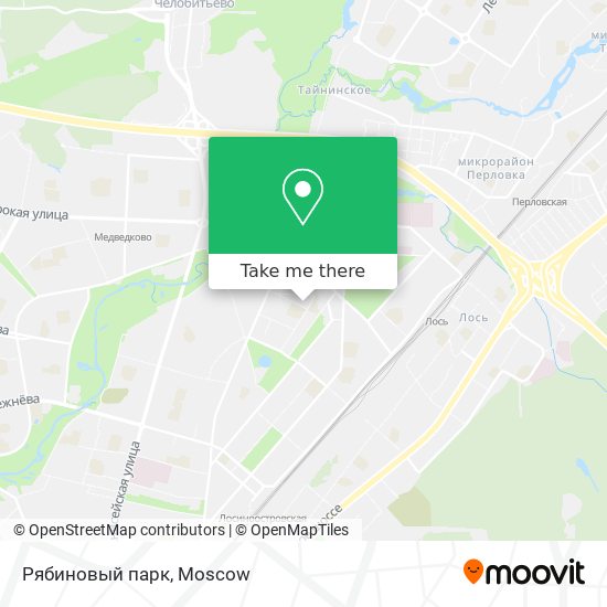 Рябиновый парк map