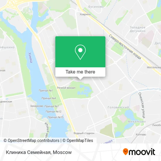 Клиника Семейная map
