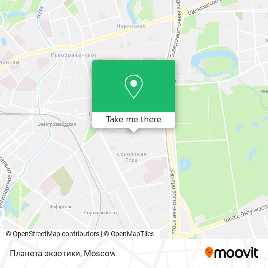 Планета экзотики map