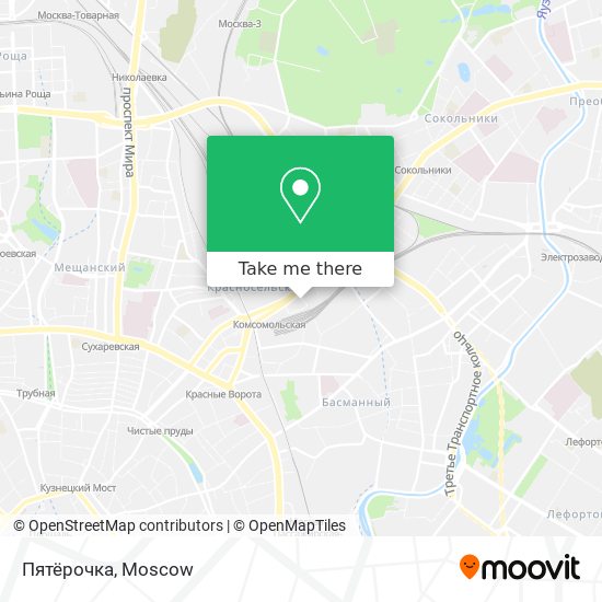 Пятёрочка map
