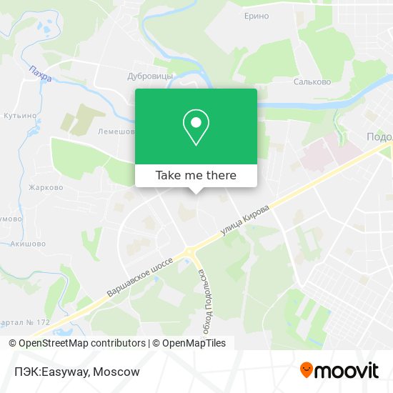 ПЭК:Easyway map