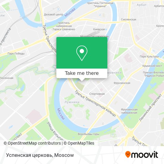 Успенская церковь map