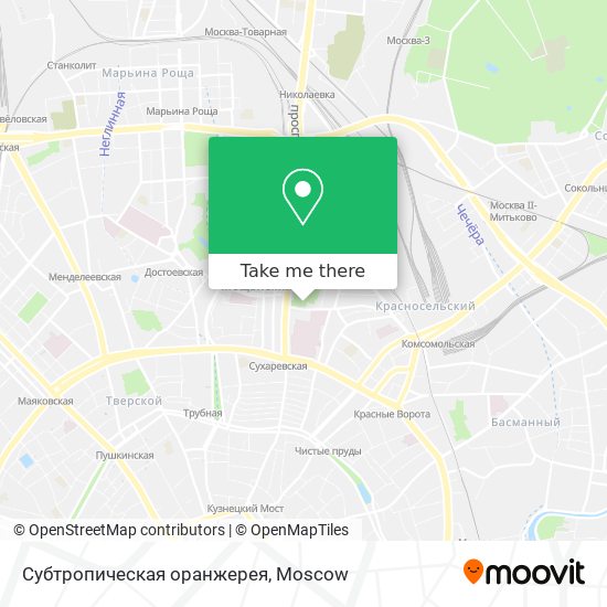 Субтропическая оранжерея map